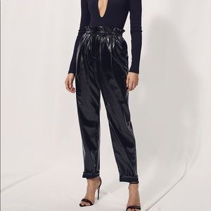 SOLD: Aritzia Leather Trouser Pants